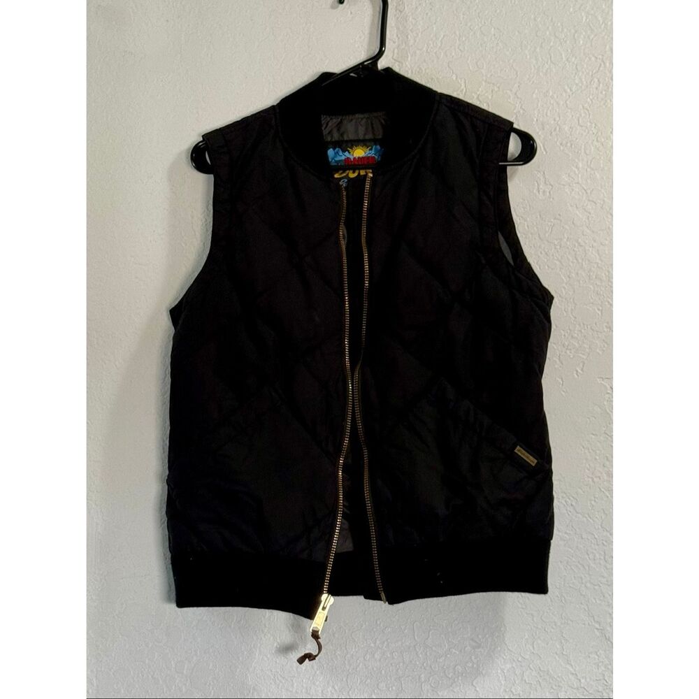 Eddie Bauer 1936 Skyliner Down Vest Womens Size Medium Black MSRP $150